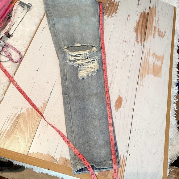 One Teaspoon Awesome Baggies Size 25 Blue Light Wash - Picture 10 of 11